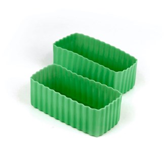 Little Lunch Box Co - Bento Cups Rectangle - Medium Green