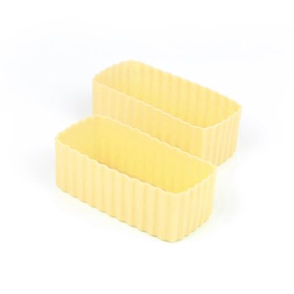 Little Lunch Box Co - Bento Cups Rectangle - Yellow