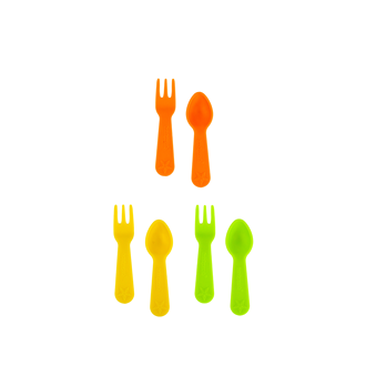 Lunch Punch Fork & Spoon Set - Brights (Set of 3)  