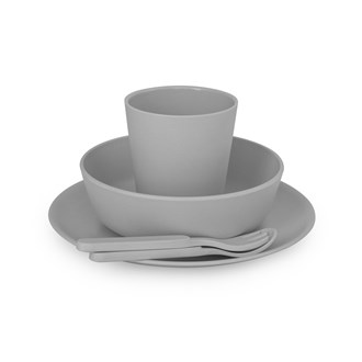 Bobo&Boo Dinner Set - Pebble (Grey)