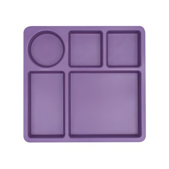 Bobo&Boo Divided Plate - Grape Purple